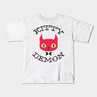 Kitty demon Kids T-Shirt